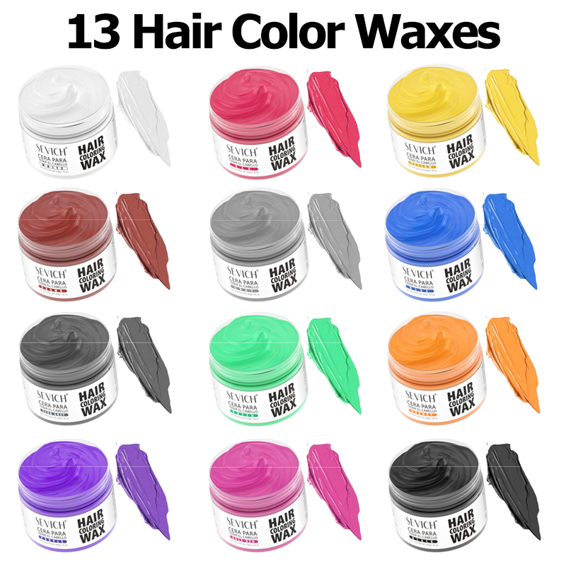 Hairs Dyed Mud Hair Colour Wax - Hair Spray Color ulasan dan harga