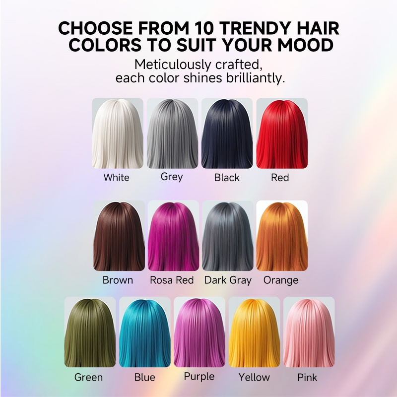 Hairs Dyed Mud Hair Colour Wax - Hair Spray Color ulasan dan harga