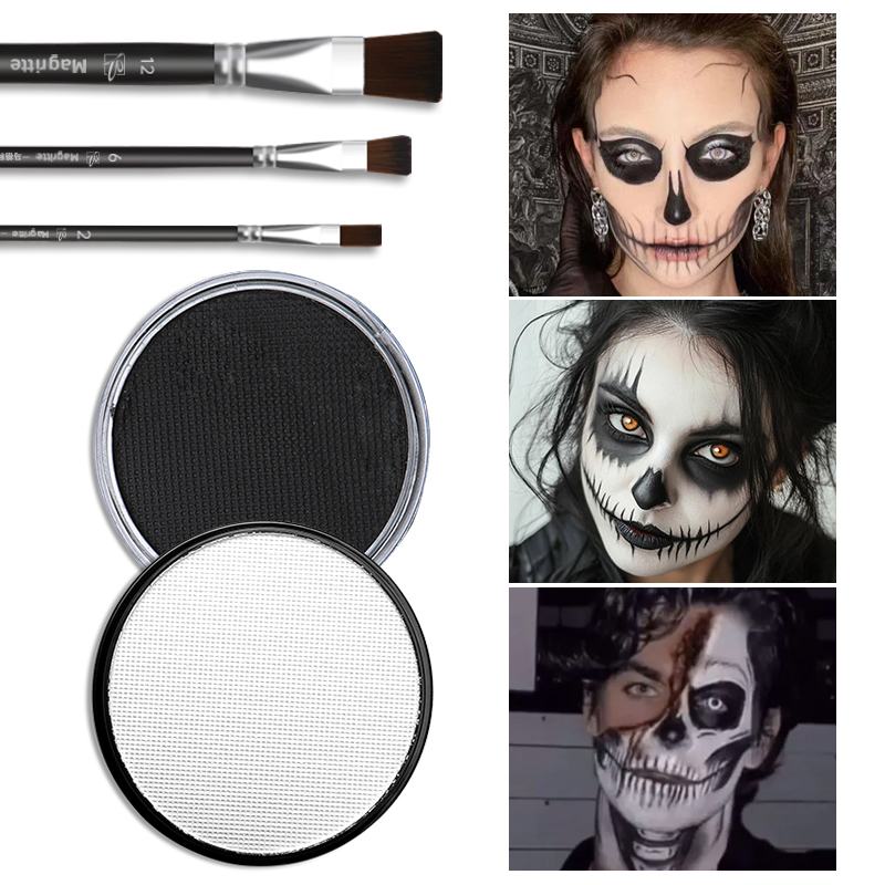 5pcs Black&Clown White 30g Pai - Cosplay Prop Paint ulasan dan harga